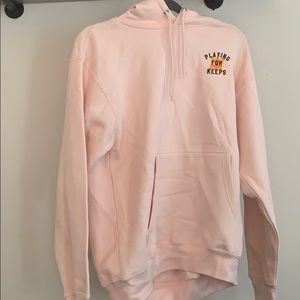 Pink hoodie